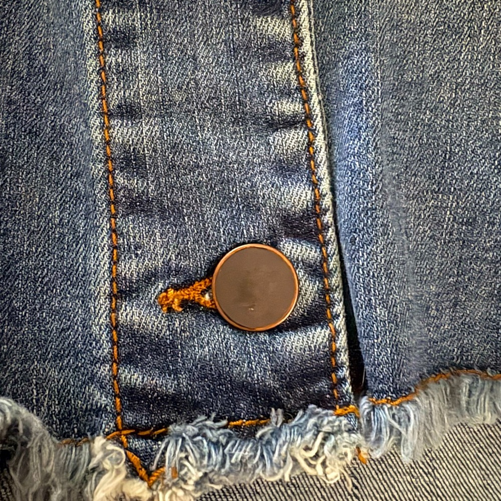 KUT FROM THE KLOTH➕Destroyed Denim Jacket - Picture 7 of 13